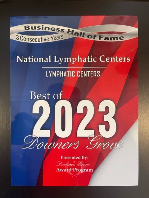 Best of 2023 lymph drainage therapist award