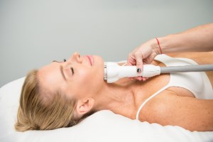  FIVE VISITS FOR 

SERIOUS FACE, NECK & CLEAVAGE SKIN TIGHTENING 

RF RADIO FREQUENCY SPECIAL
 Photo